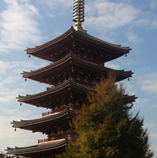 five storied pagoda