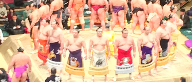 Sumo at Ryogoku Kokugikan